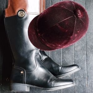 Liz Claiborne Equestrian Boots and Essex Riding Cap